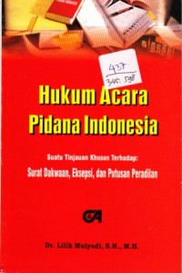 Image of HUKUM ACARA PIDANA INDONESIA