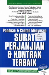 Image of PANDUAN DAN CONTOH SURAT PERJANJIAN & KONTRAK TERBAIK