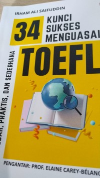 Image of 34 Kunci Sukses Menguasai TOEFL