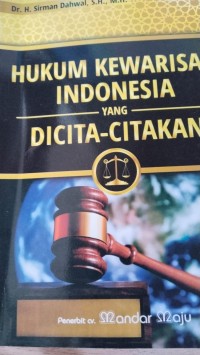 Image of Hukum Kewarisan Indonesia Yang Dicita-Citakan