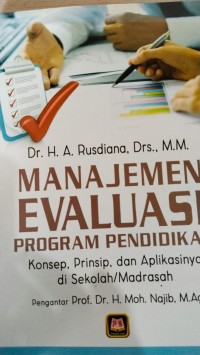 Image of Manajemen Evaluasi Program Pendidikan