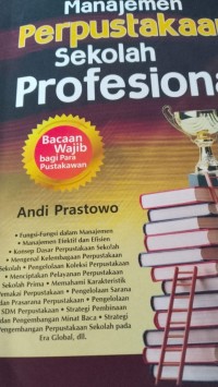 Image of Manajemen Perpustakaan Sekolah Profesional