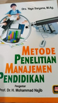 Image of Metode Penelitian Manajemen Pendidkan