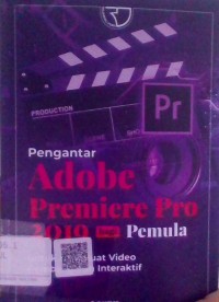 Image of Pengantar Adobe Premiere Pro 2019 Bagi Pemula