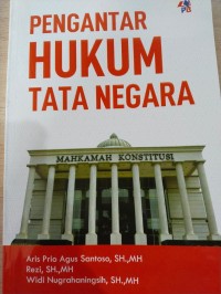 Image of Pengantar Hukum Tata Negara