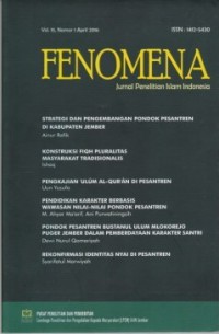 Image of Fenomena ( Jurnal Penelitian Islam Indonesia )