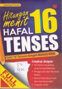 Image of HITUNGAN  MENIT HAFAL TENSES 16